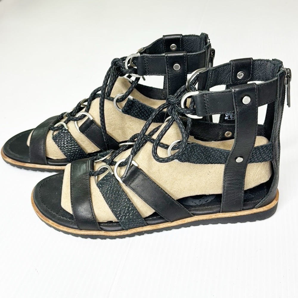 Sorel Ella Gladiator Lace Up Sandals (8) - Picture 4 of 9